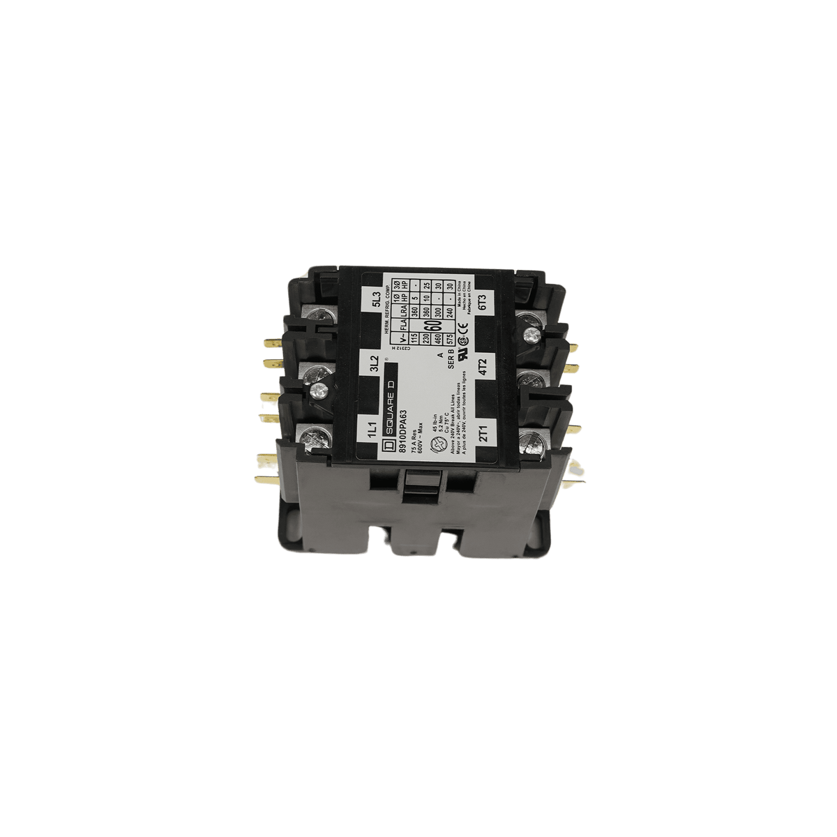 Canada Towers Square D Contactor For Time Shunt (Time Delay Panel-75A ...