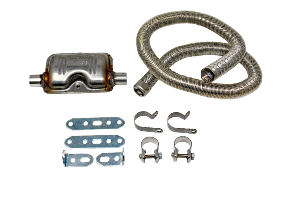 2kW Air Heater Combustion Exhaust Air Silencer Kit 22mm 90-3-0006