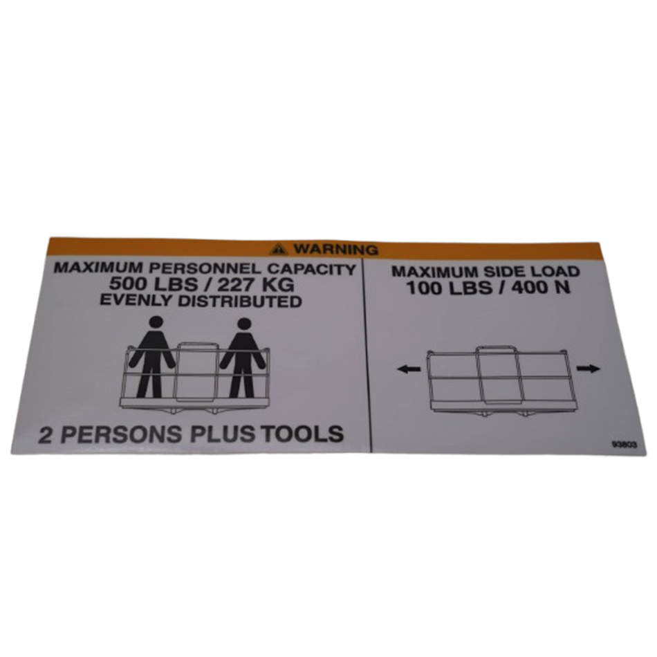 MEC Capacity Wide Decal 93803