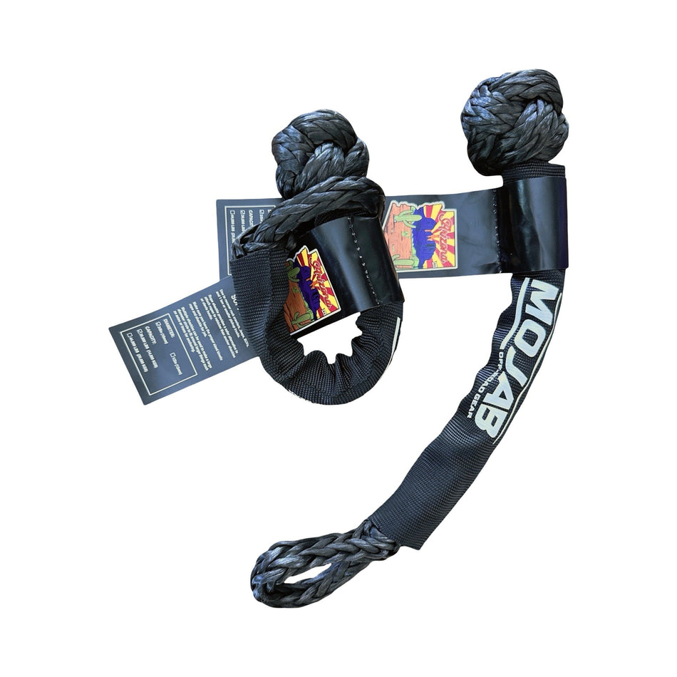 MOJAB Soft Shackle 3/8’’ x 14’’ with sleeve (Set of 2 Shackles)