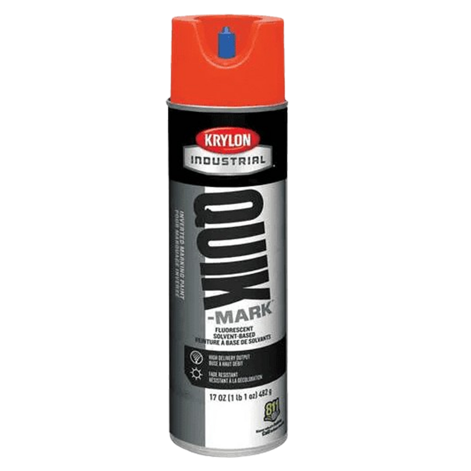 Krylon Fluorescent Safety Red - 17oz Solvent-Based A03613007