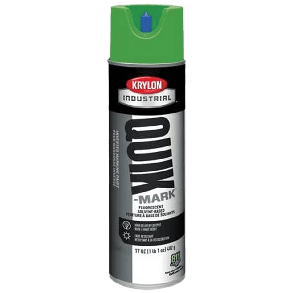 Krylon Fluorescent Neon Green - 17oz Solvent-Based A03614007