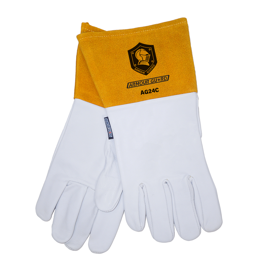 Techniweld Armour Guard Premium Top Grain Pearl Kidskin Tig Welding Gloves