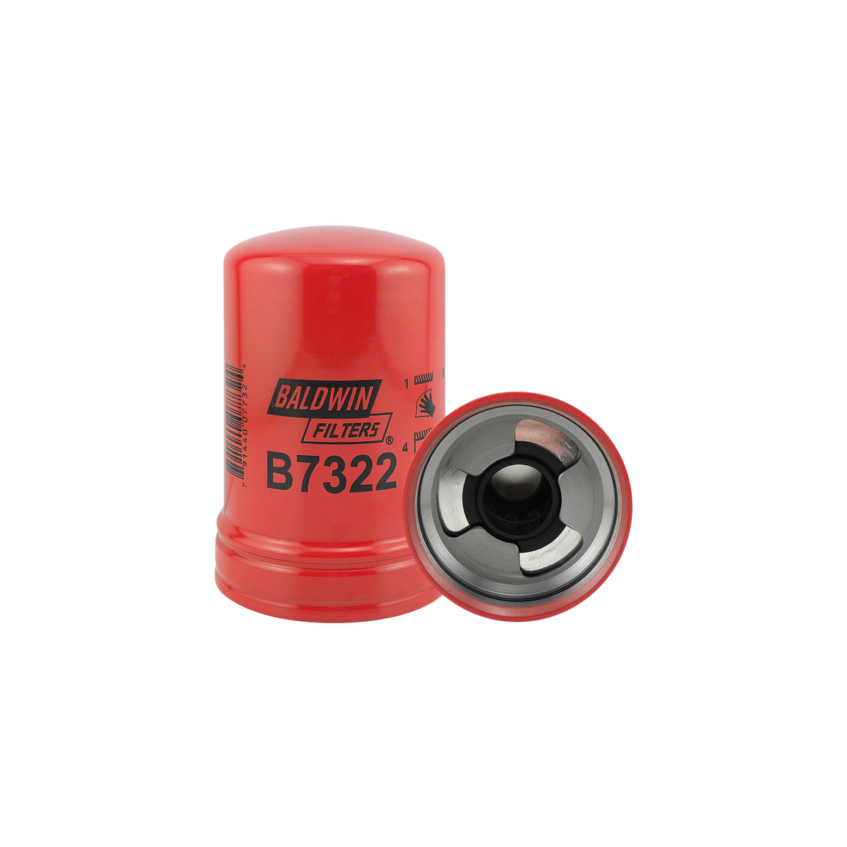 Baldwin Lube SpinOn Filter B7322 Baldwin Parts Catalog