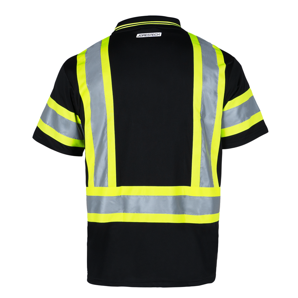 Jorestech Hi-Vis Reflective Two-Tone Safety Polo Shirt