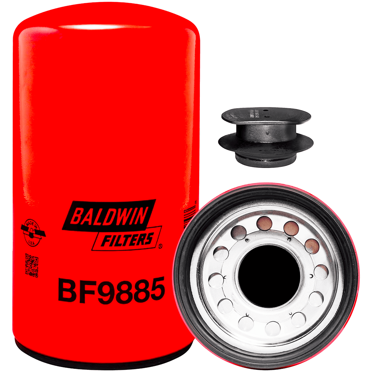 Baldwin Fuel Filter, SpinOn BF9885 Baldwin Parts Catalog
