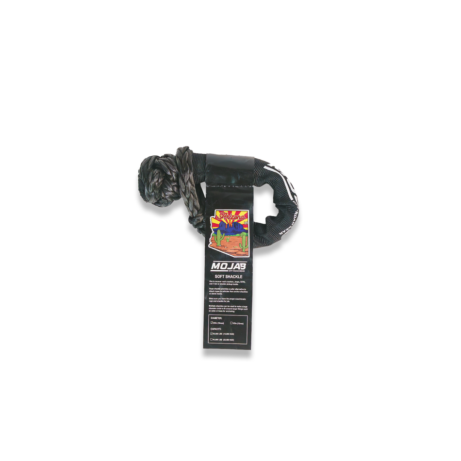 MOJAB Soft Shackle 3/8'' x 14'' with sleeve and bag (Single Shackle)
