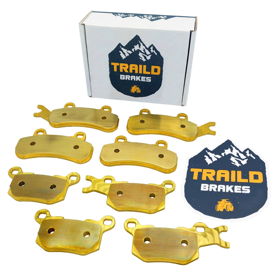 Traild Can-Am Defender 3-Seater HD7 HD8 HD9 HD10 HD11 2016-2026 Brass Brake Pad Set
