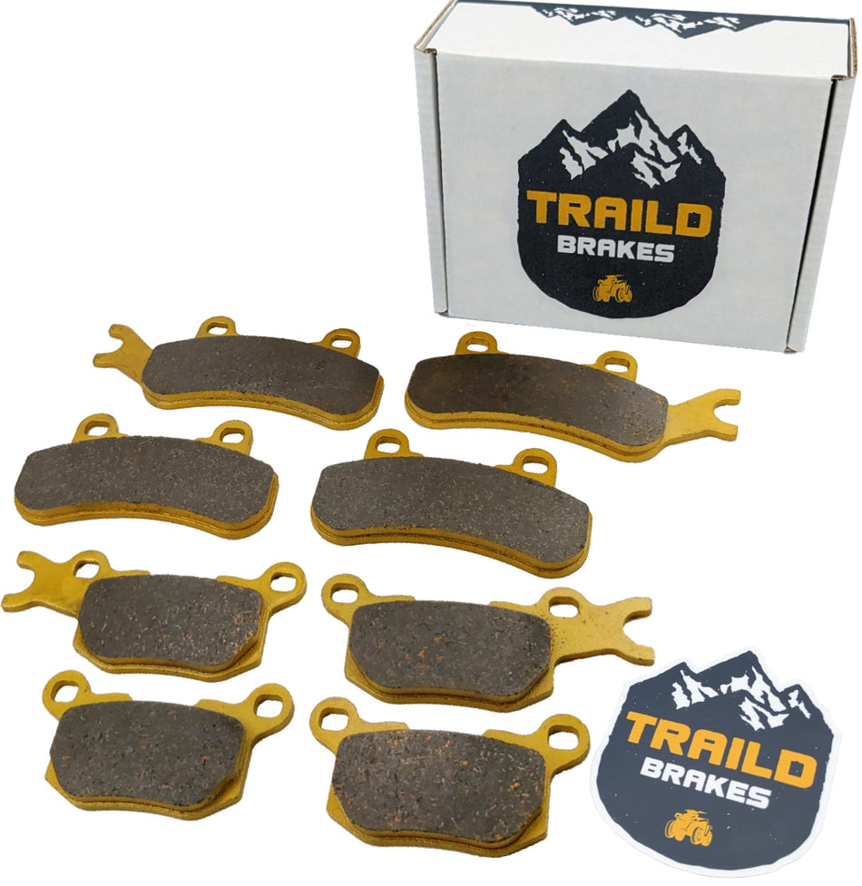 Traild Can-Am Defender 3-Seater HD7 HD8 HD9 HD10 HD11 2016-2026 Ceramic Brake Pad Set