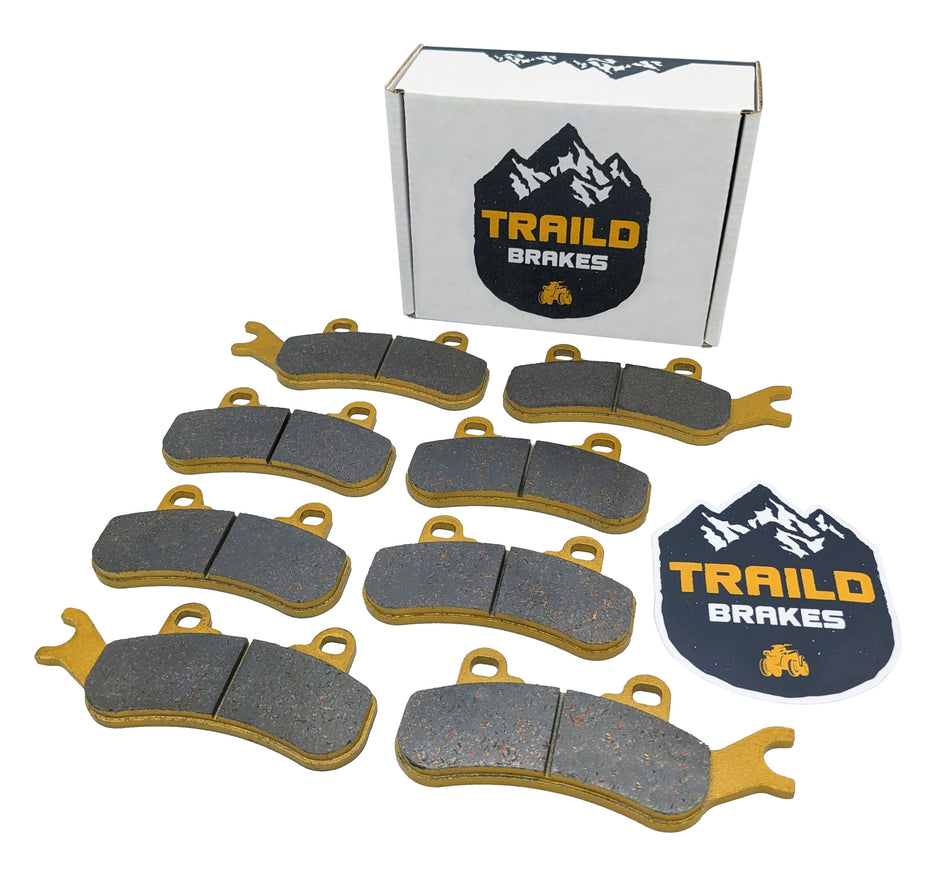 Traild Can-Am Defender MAX HD7 HD8 HD9 HD10 HD11 6x6 & PRO 2017-2026 Ceramic Brake Pad Set