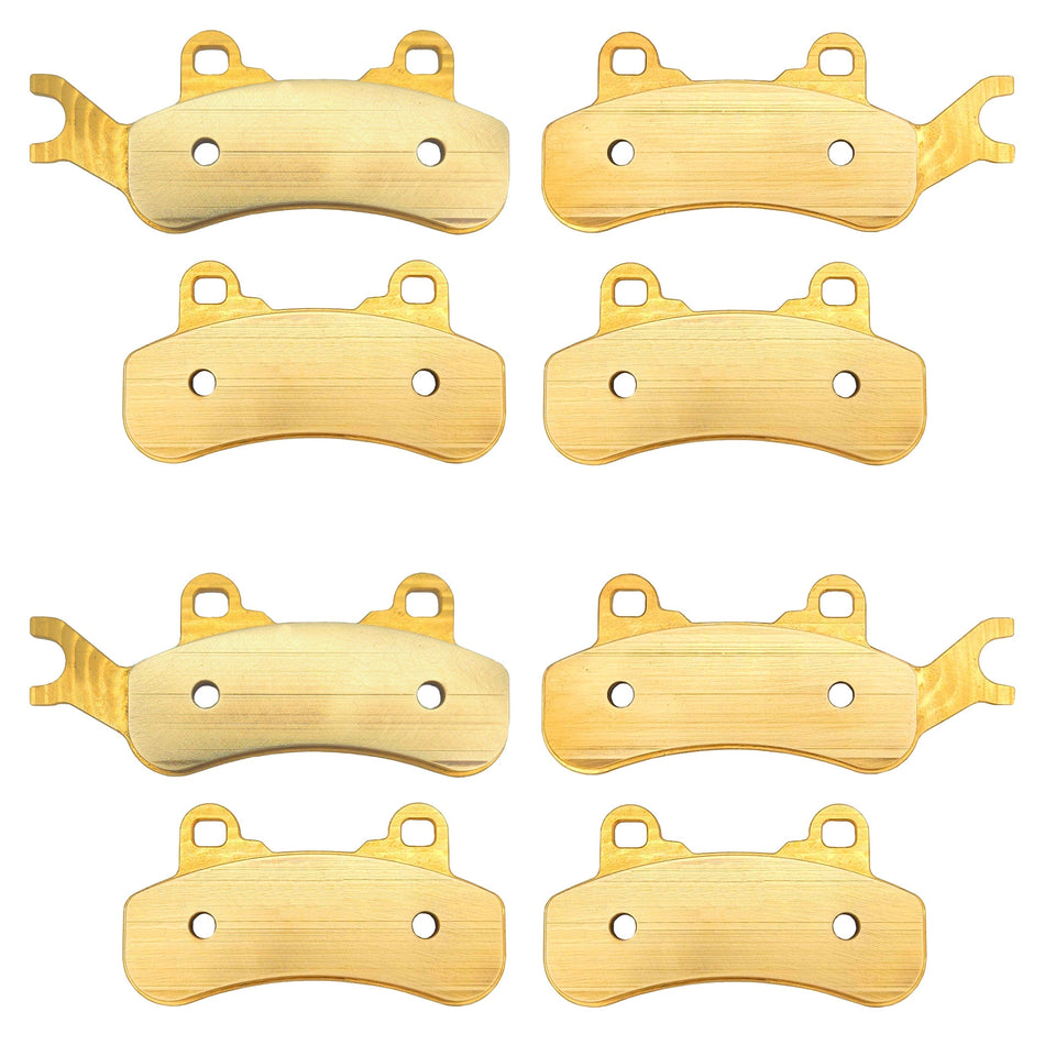 Traild Can-Am Defender MAX HD7 HD8 HD9 HD10 HD11 6x6 & PRO 2017-2026 Front & Rear Brass Brake Pad Set