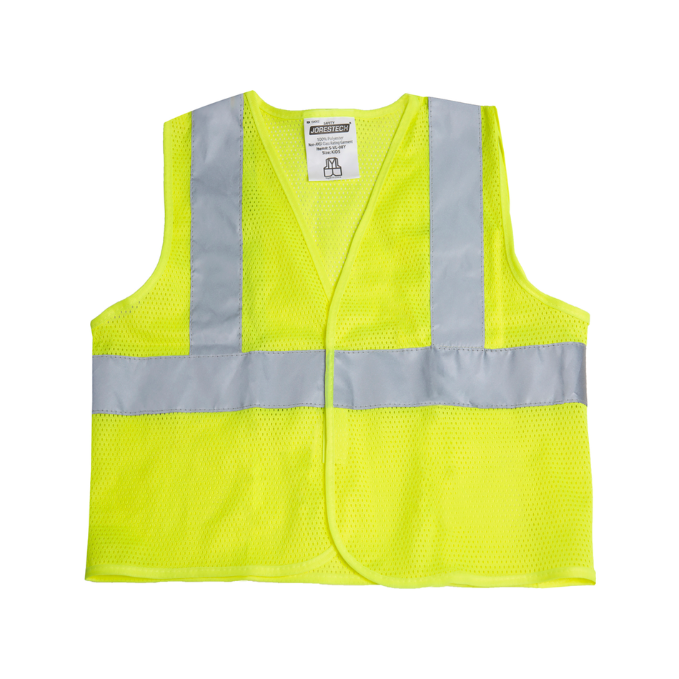 Jorestech Children’s Hi-Vis Mesh Safety Vest with 2” Reflective Strips