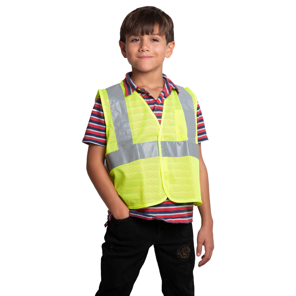 Jorestech Children’s Hi-Vis Mesh Safety Vest with 2” Reflective Strips