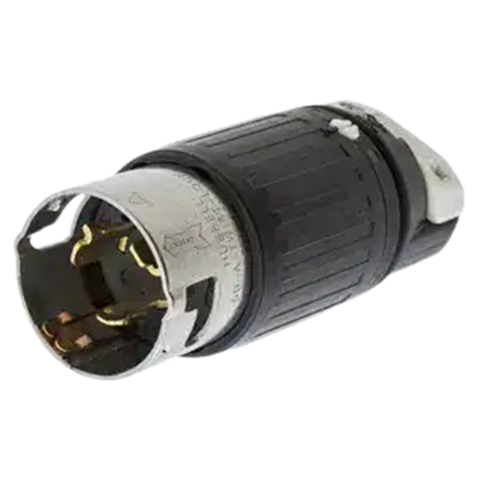 Hubbell 50 Amp Twist Lock Male End, 50A, 125/250V 3-Pole 4-Wire Grounding, Non-Nema, Screw Terminal CS6365C