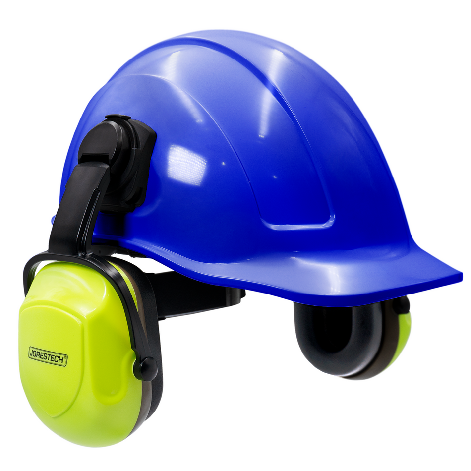 Jorestech Cap-Style Hard Hat Kit with High Vis Mountable Earmuffs