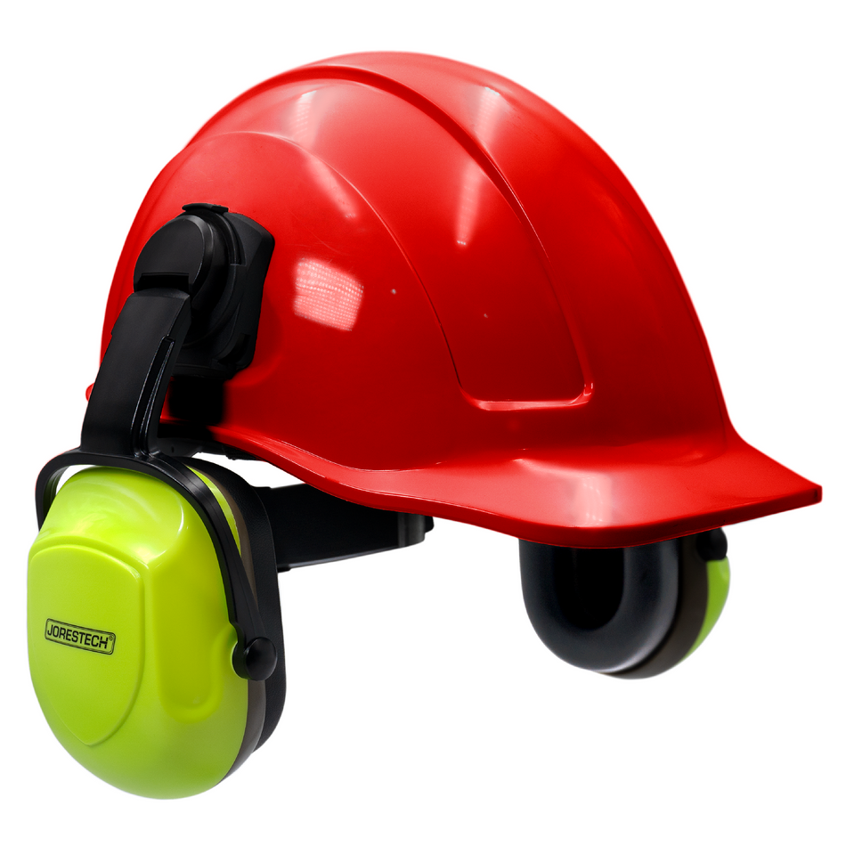 Jorestech Cap-Style Hard Hat Kit with High Vis Mountable Earmuffs