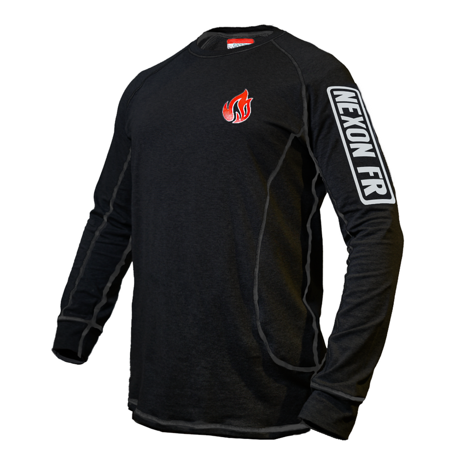Nexon FR Long Sleeve Crew Shirt - Black