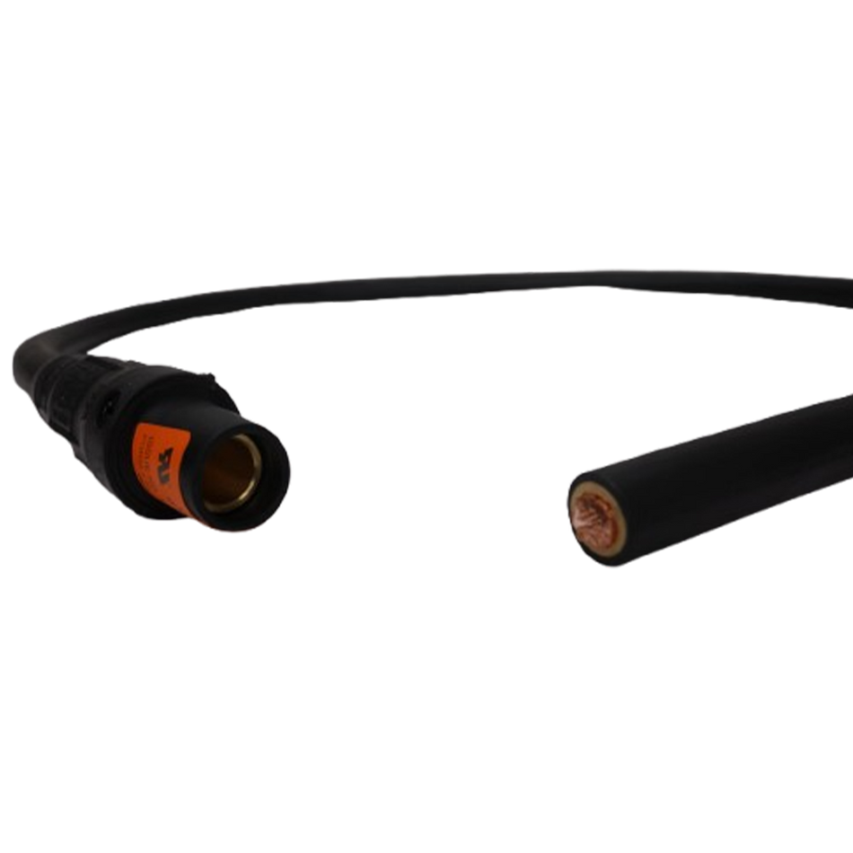 McNaughton-McKay TW0123 Type W 4/0 Black, 5' with BK, F, & Bare Coil DIRETW0123