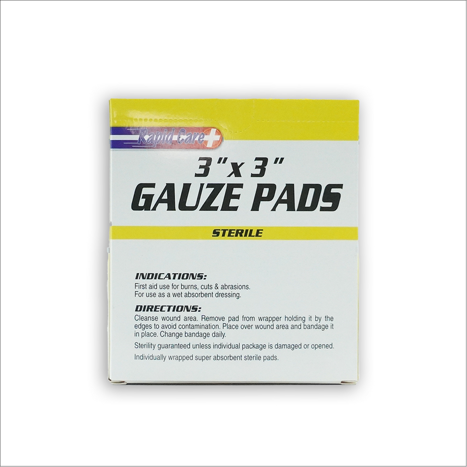 3" X 3" Gauze Pads (10 PACK)
