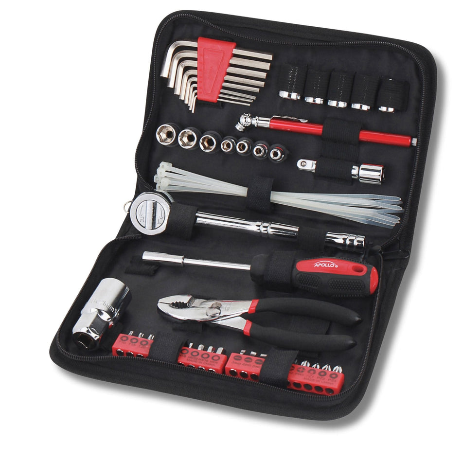 Apollo Tools 56 Piece Metric Auto Tool Set In Zipper Case - DT9775