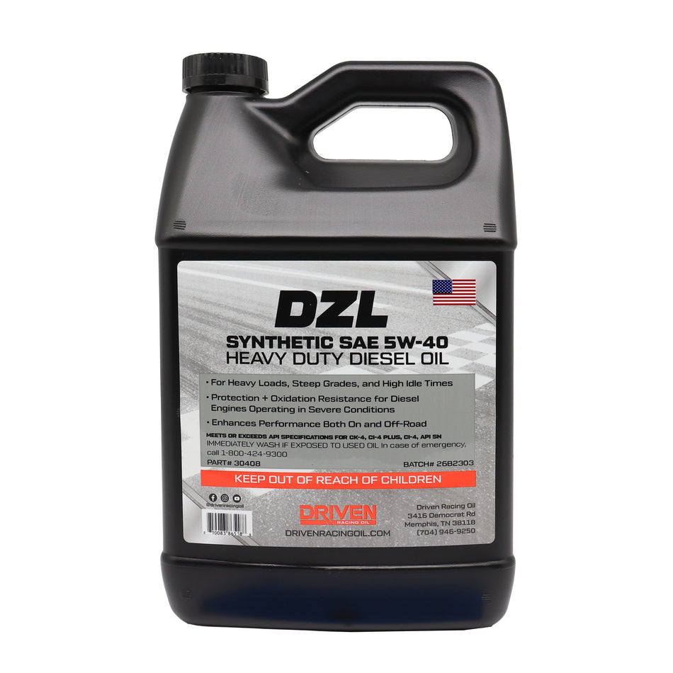 Driven Racing Oil DZL SAE 5W-40 | 1 Gallon