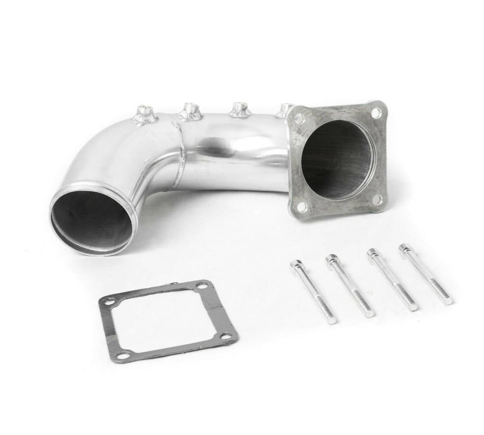 Rudy's Polished High Flow Intake Elbow Tube For 98.5-02 5.9 Cummins