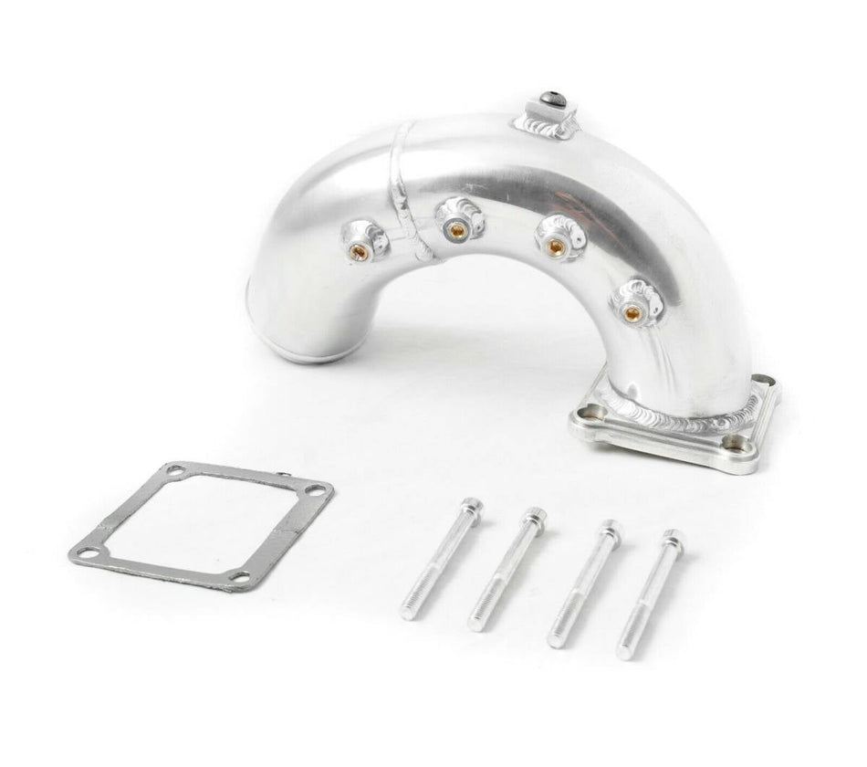Rudy's Polished High Flow Intake Elbow Tube For 98.5-02 5.9 Cummins