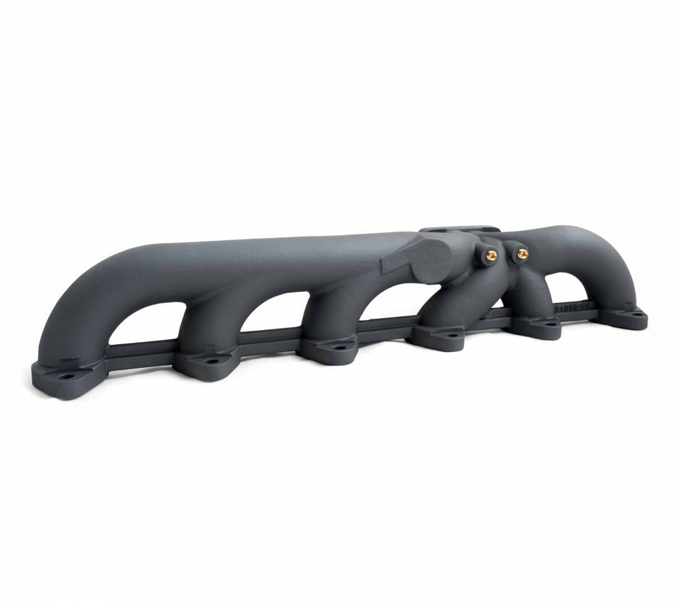 Rudy's High Temp Ceramic Coated High Flow Stainless Steel Exhaust Manifold For 03-07 5.9 Cummins
