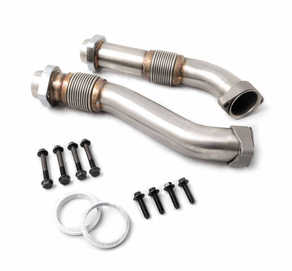Heavy Duty Stainless Steel Bellowed Up Pipe Kit Early 1999 Ford 7.3L Powerstroke