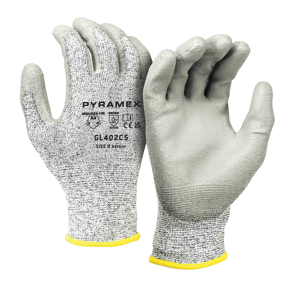 Pyramex GL402C5 Polyurethane A4 Cut Gloves