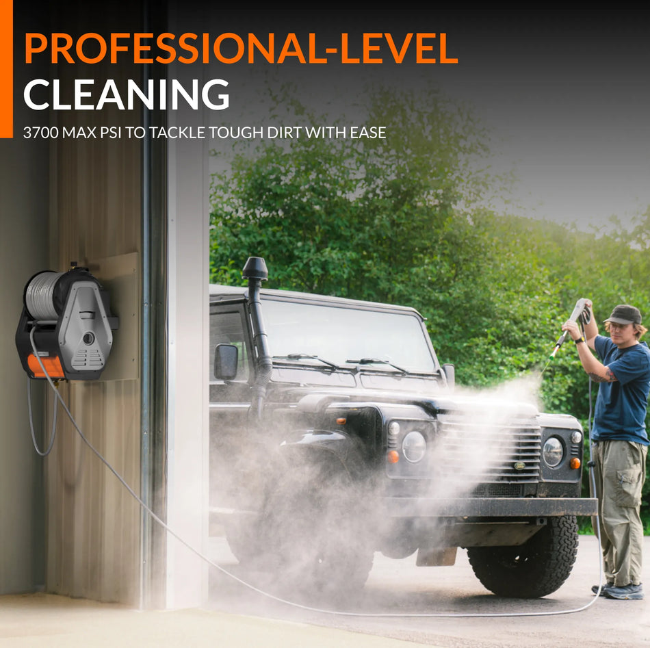 Giraffe Tools Grandfalls Retractable Pressure Washer Pro