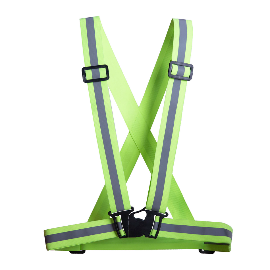 Jorestech Hi-Vis Adjustable Safety Suspenders with Reflective Strips