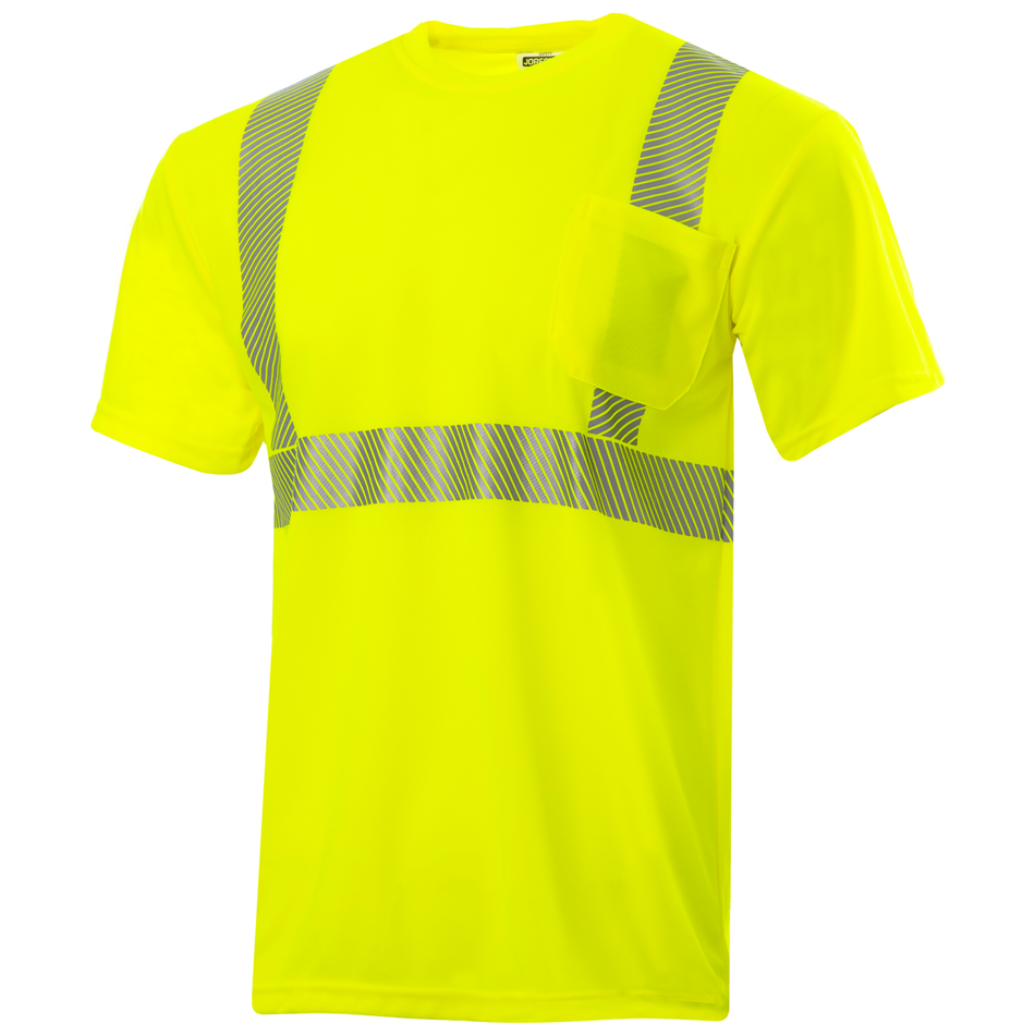 Jorestech Heat Transfer Reflective Safety Shirt with Pocket – Class 2 Compliant