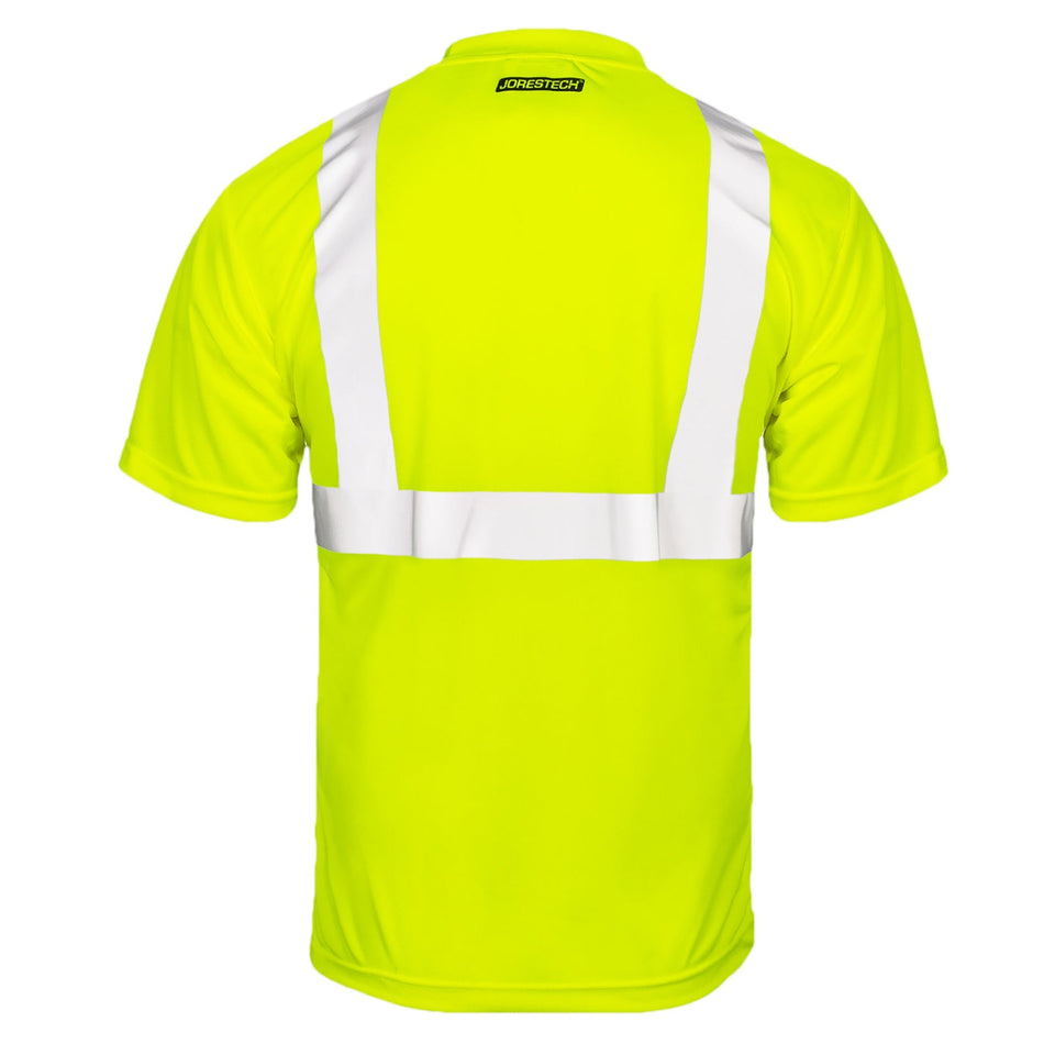 Jorestech Hi-Vis Heat Transfer Reflective Safety Pocket Shirt