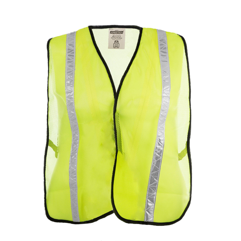 Jorestech Hi-Vis Mesh Safety Vest with 1” Reflective Strip