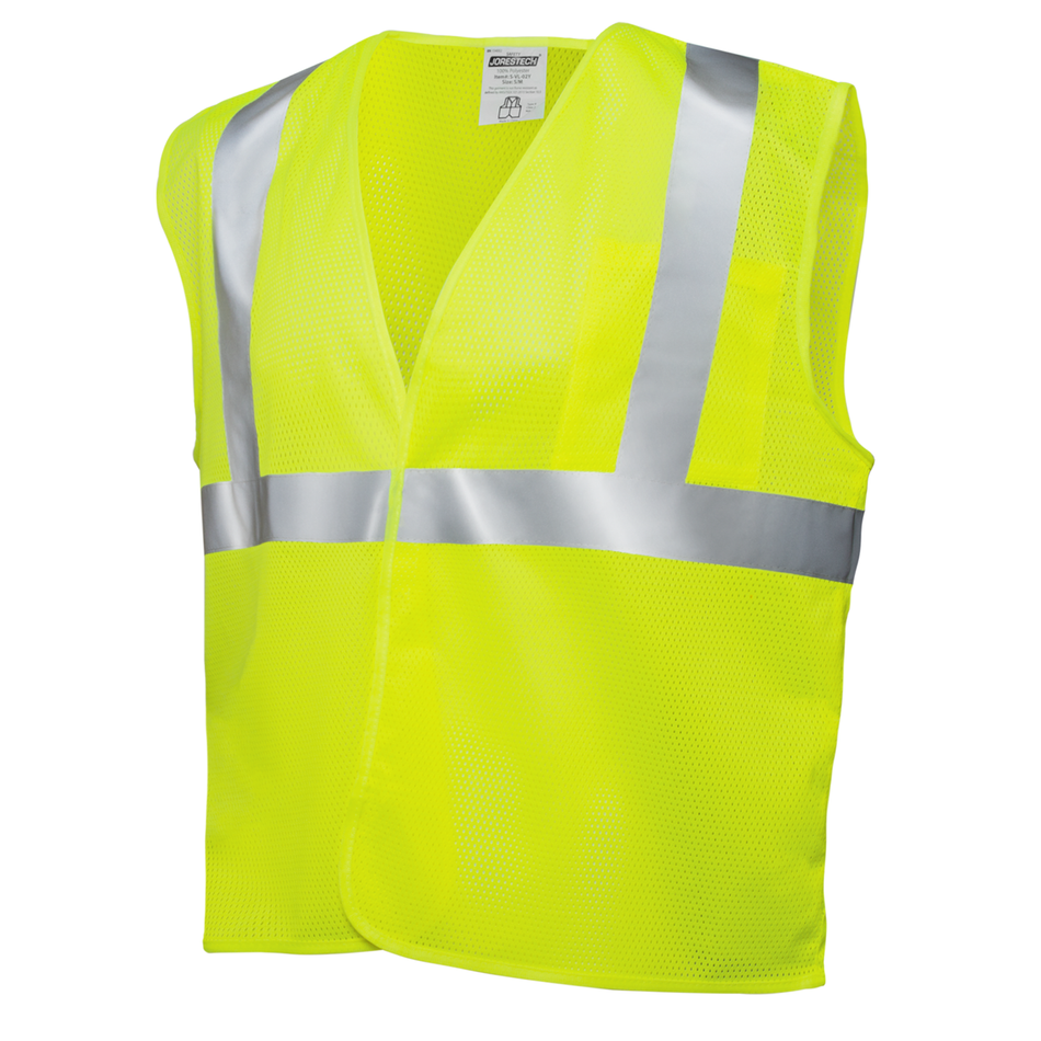 Jorestech Hi-Vis Mesh Safety Vest with 2” Reflective Strips and Pocket