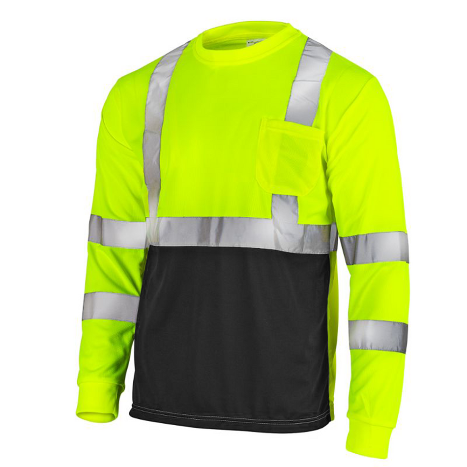 Jorestech Durable Hi Vis Long Sleeve Shirt: Dirt-Concealing & High Visibility