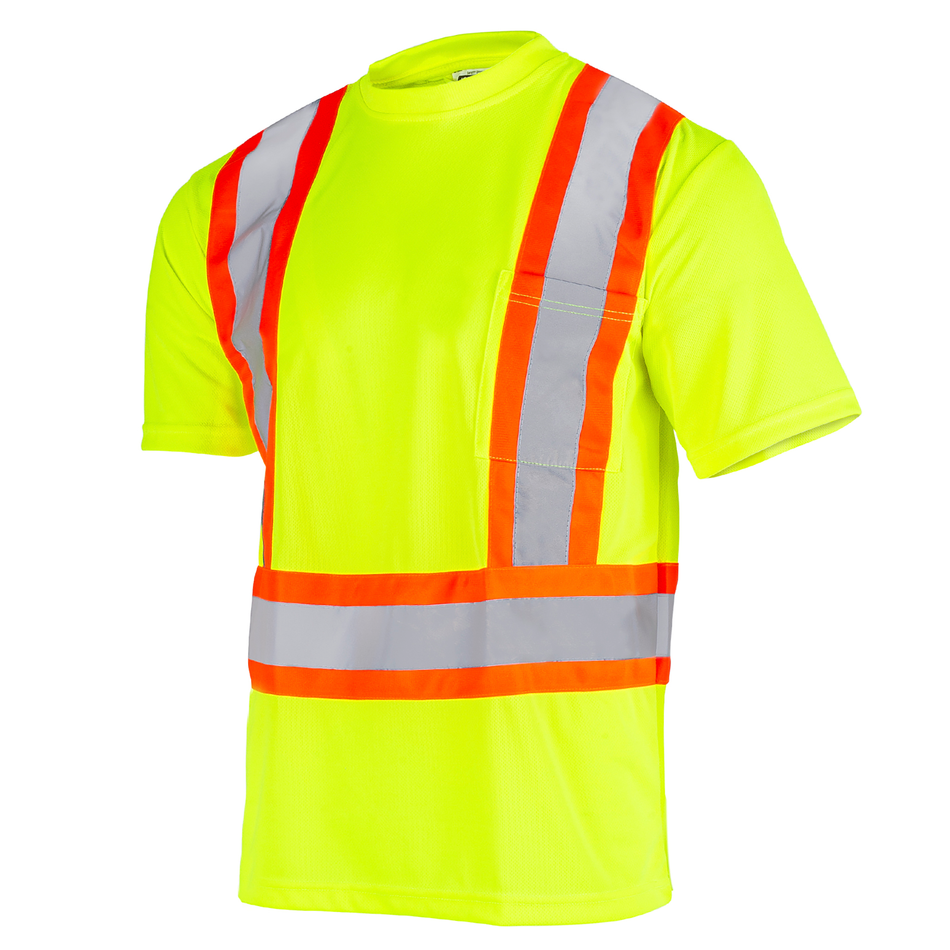 Jorestech Hi-Vis X-Back Reflective Two-Tone Safety Pocket Shirt