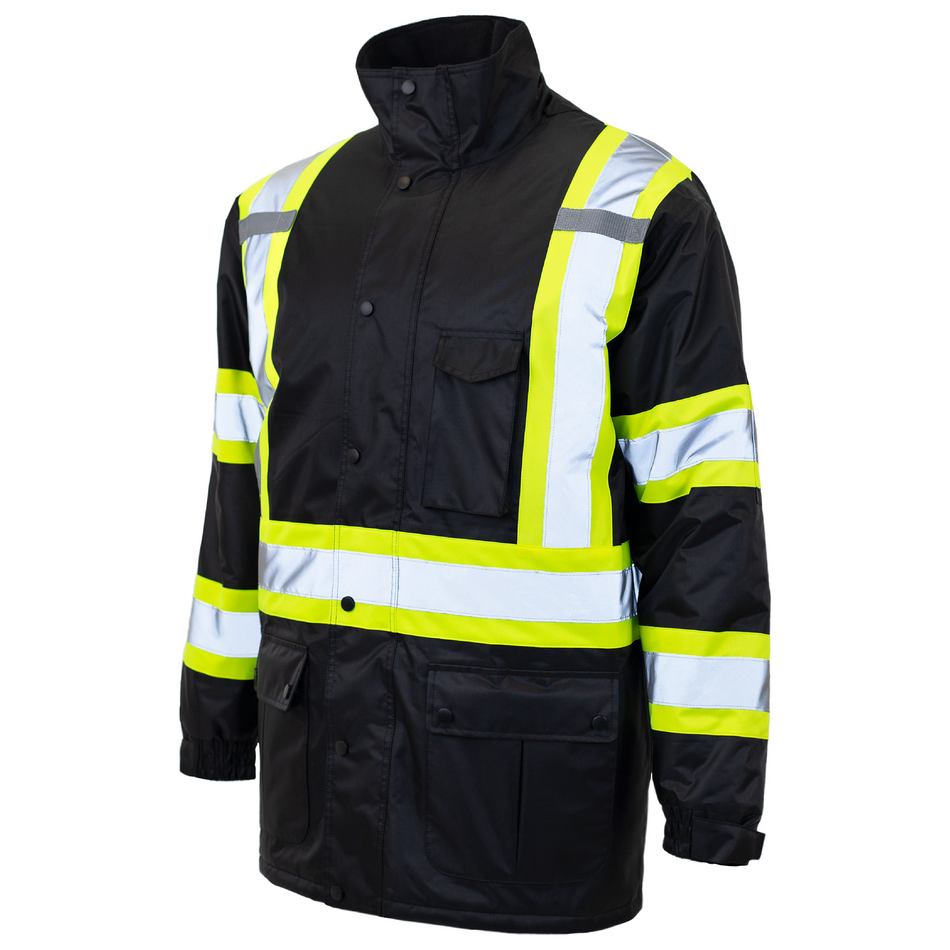 Jorestech Hi-Vis Two-Tone Safety Jacket with Reflective Stripes