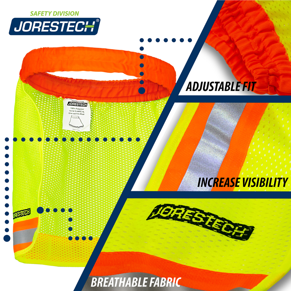 Jorestech Hi-Vis Two-Tone Hard Hat Neck Shade