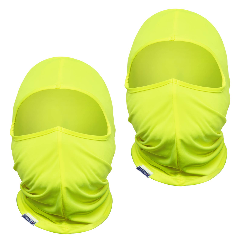 Jorestech Hi-Vis Yellow Balaclava Mask - Pack of 2