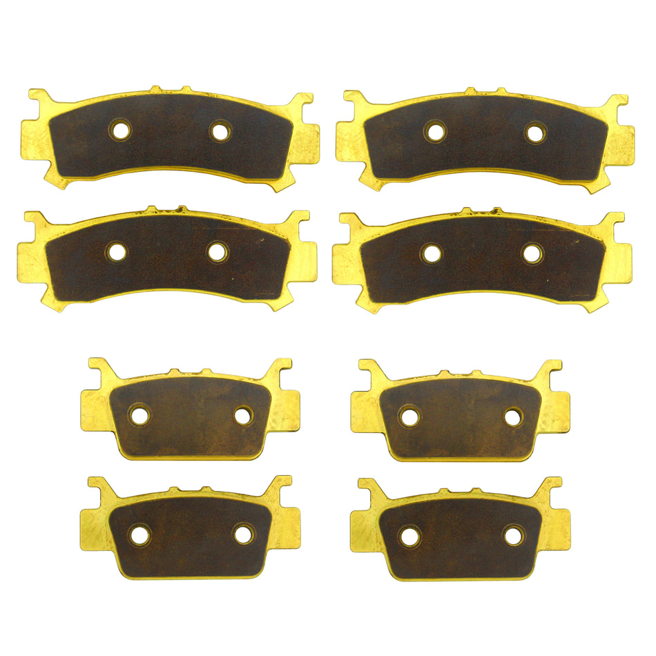 Traild Honda Pioneer 1000/1000-5/1000-6 2016-2026 Brass Brake Pad Set