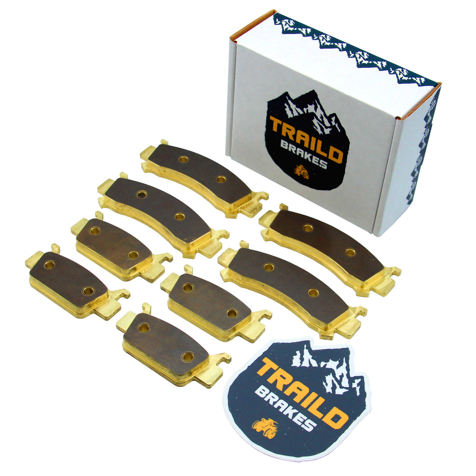 Traild Honda Pioneer 1000/1000-5/1000-6 2016-2026 Brass Brake Pad Set