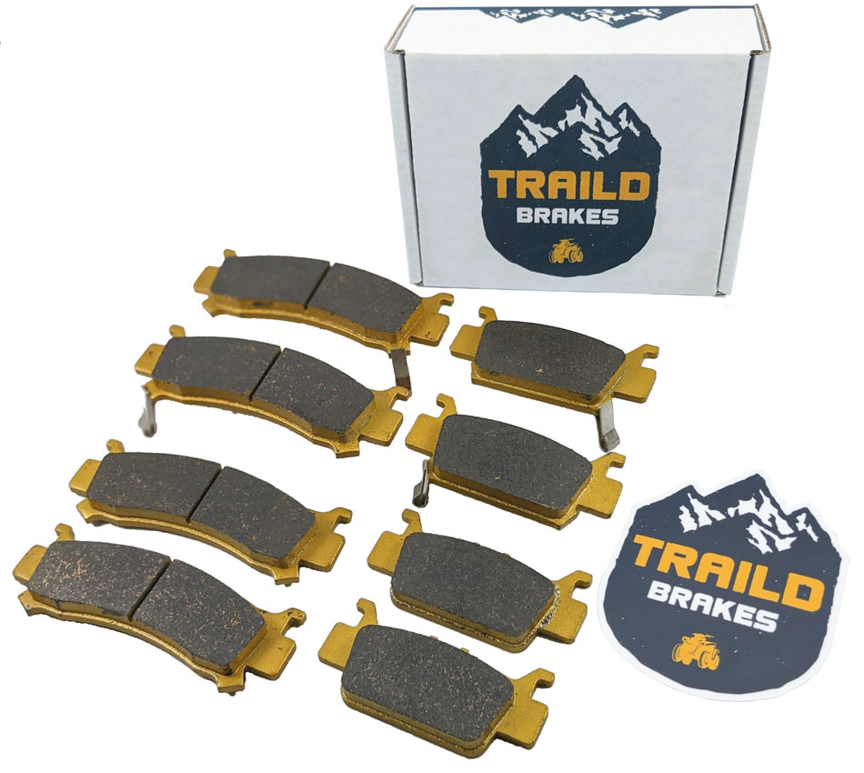 Traild Honda Pioneer 1000/1000-5/1000-6 2016-2025 Ceramic Brake Pad Set