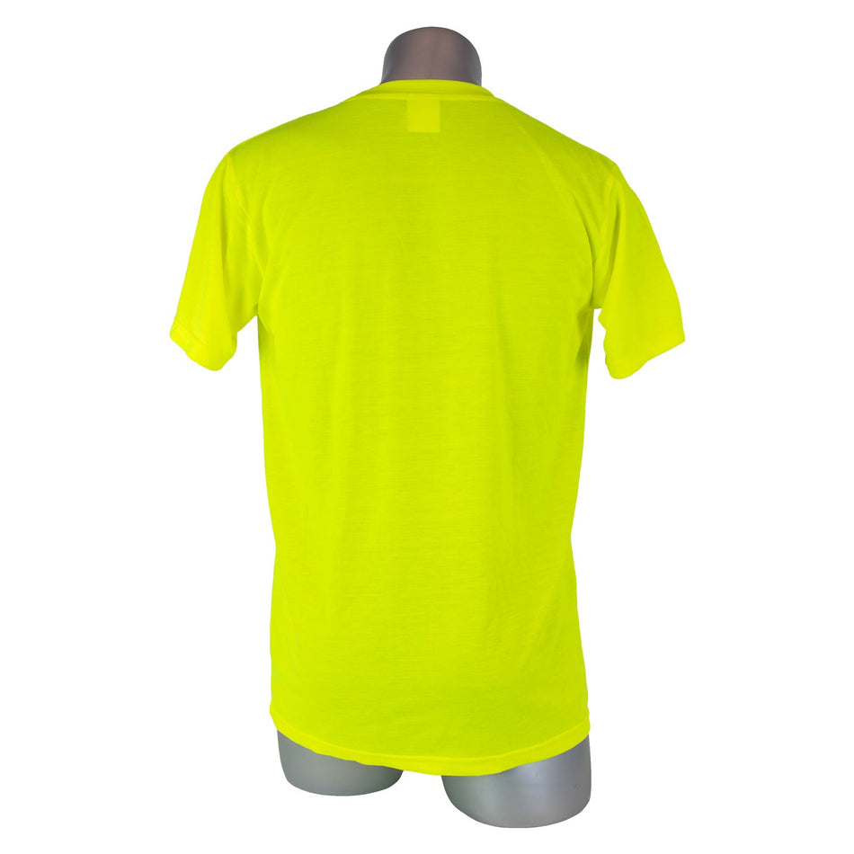 Malta Dynamics High Visibility Yellow Safety Short Sleeve Shirt