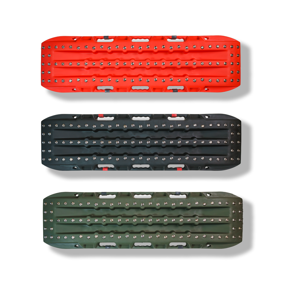MOJAB Ultimate Traction recovery board with steel plugs (Two Boards)