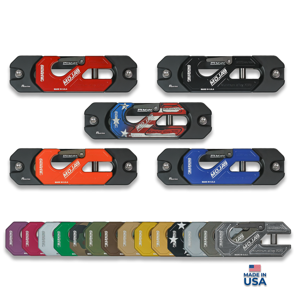 MOJAB Aluminum Recessed Winch Shackle with Fairlead Kit