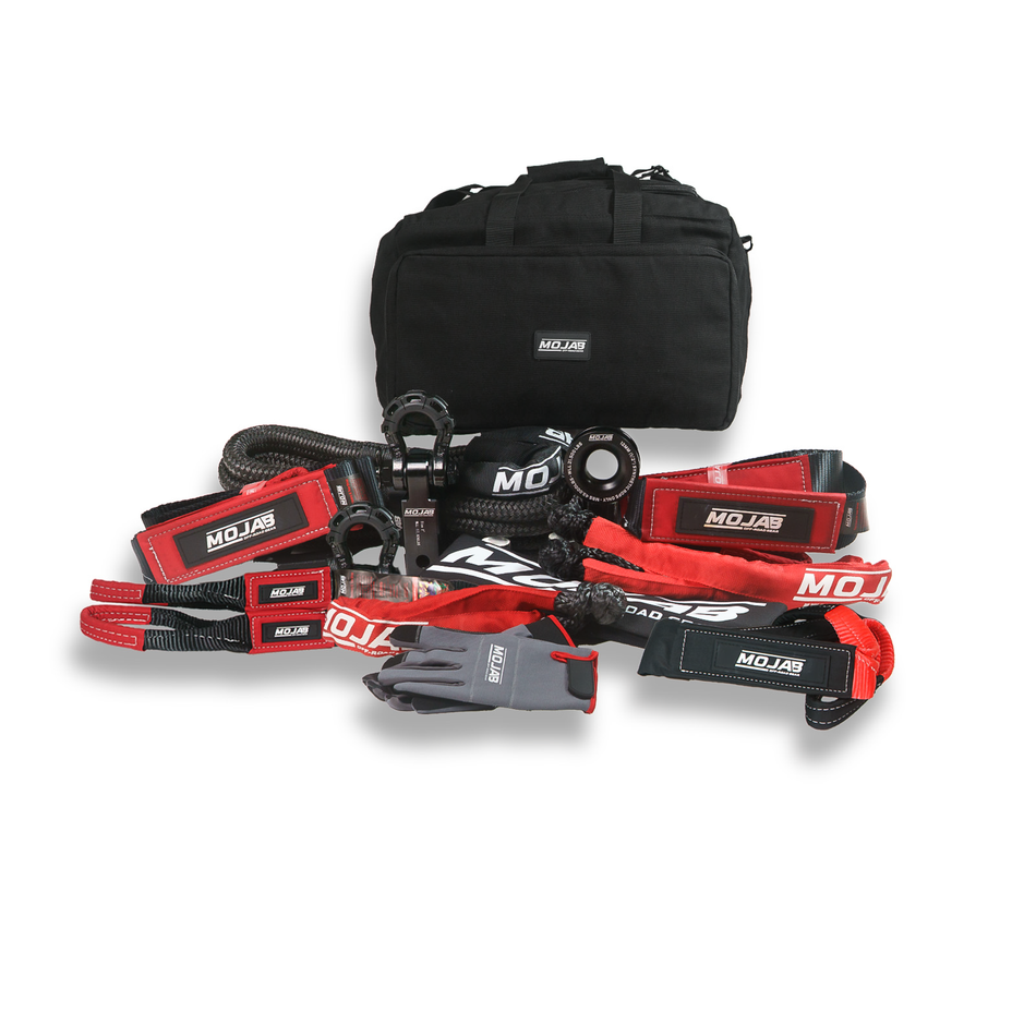 MOJAB Heavy-Duty Recovery Kit (14 items + 9 storage bags, 4 Velcro tapes)