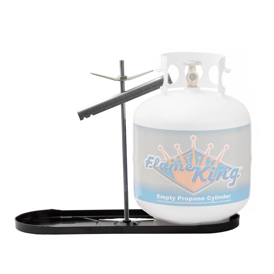 Flame King 20lb Rack for Dual Propane Tank RVs & Trailers