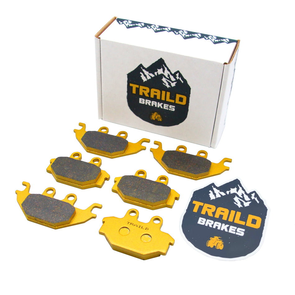 Traild Arctic Cat Prowler 500 2017-2022 Ceramic Brake Pad Set